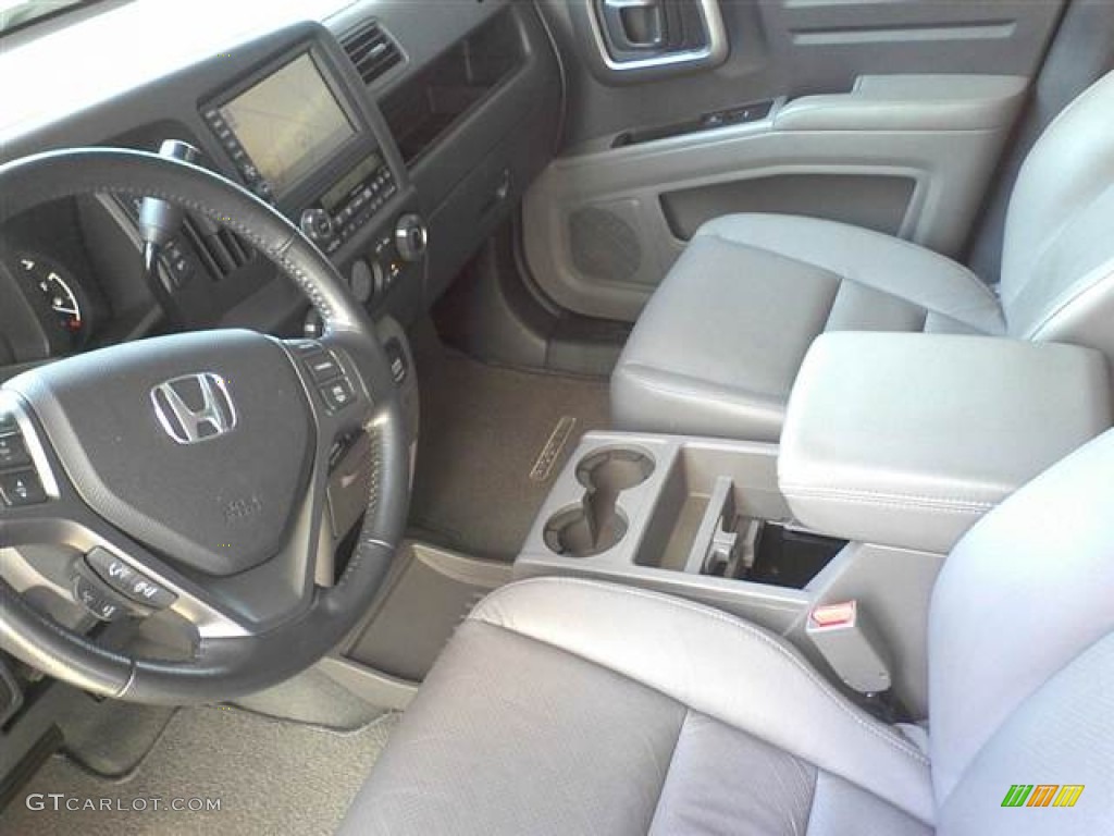 Gray Interior 2009 Honda Ridgeline RTL Photo #52496039