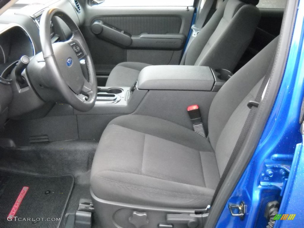 Charcoal Black Interior 2010 Ford Explorer Sport Trac XLT 4x4 Photo #52496354