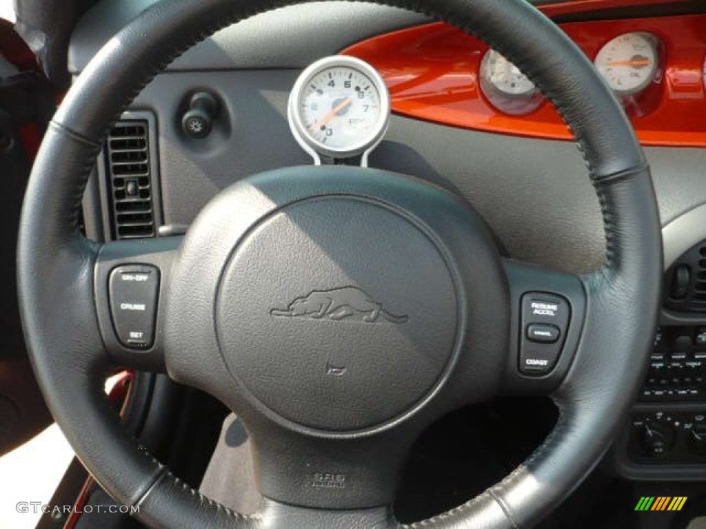 2001 Plymouth Prowler Roadster Agate Steering Wheel Photo #52497299