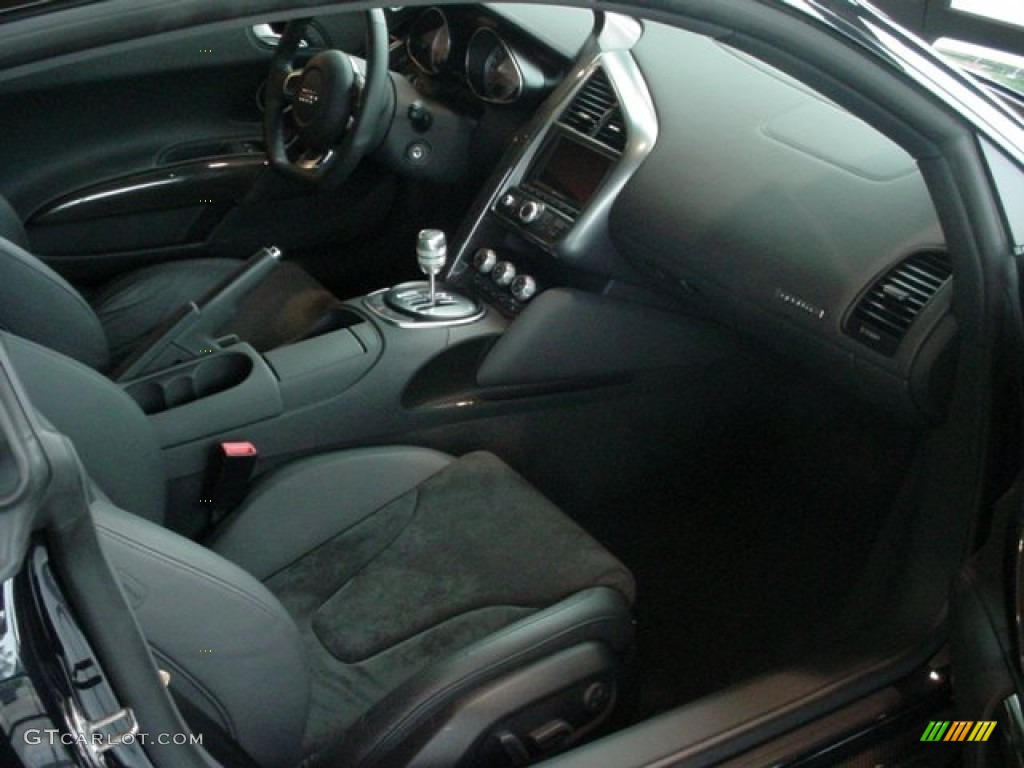Fine Nappa Black Leather Interior 2009 Audi R8 4.2 FSI quattro Photo #52497608