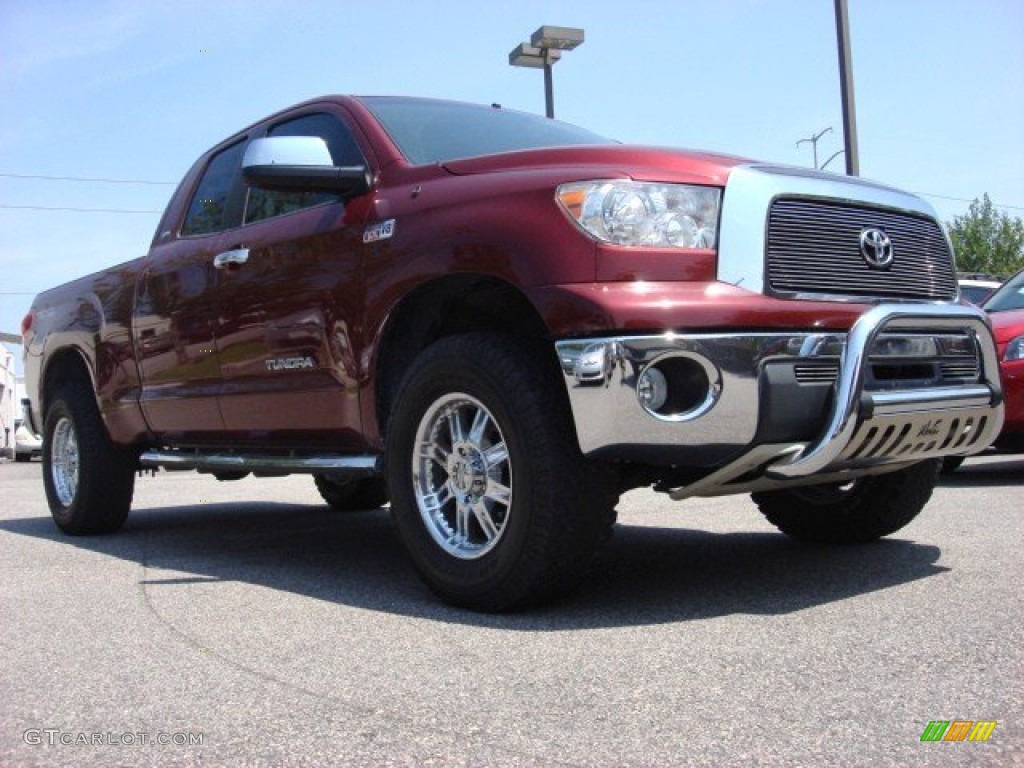 2007 Tundra SR5 TRD Double Cab 4x4 - Radiant Red / Graphite Gray photo #1