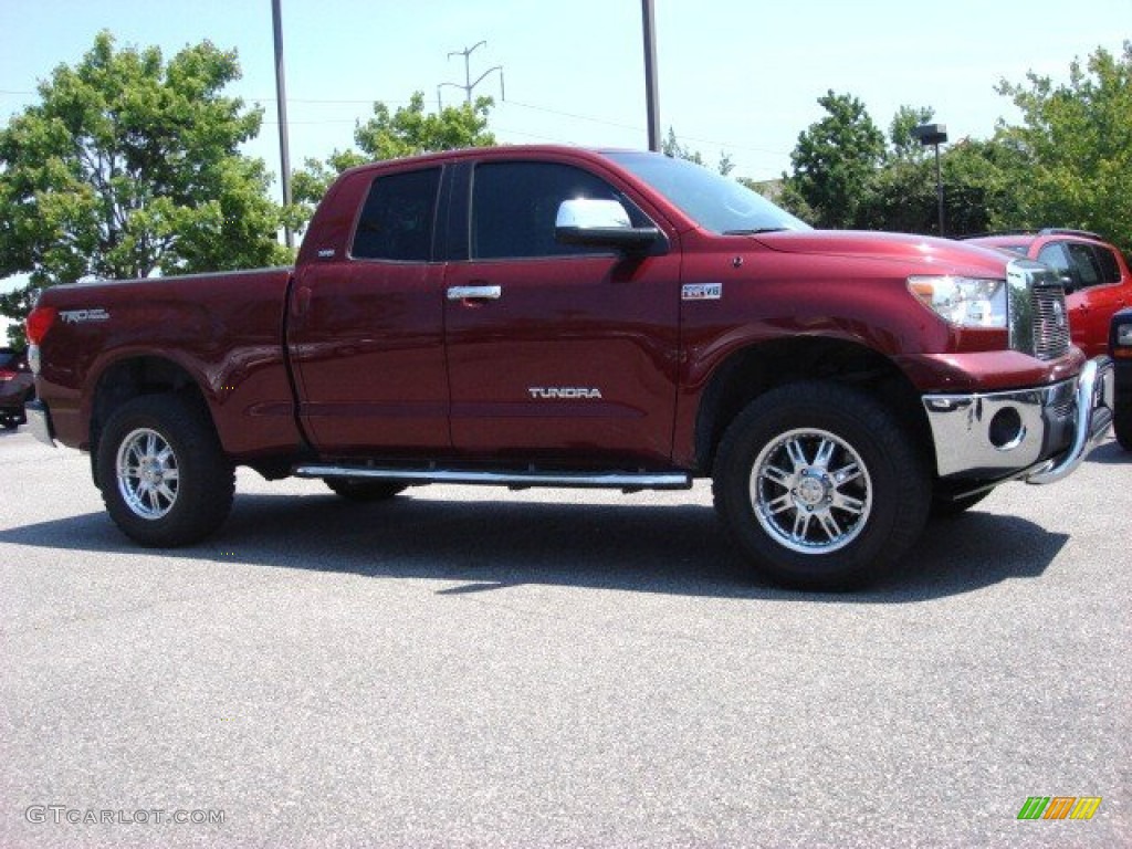 2007 Tundra SR5 TRD Double Cab 4x4 - Radiant Red / Graphite Gray photo #2