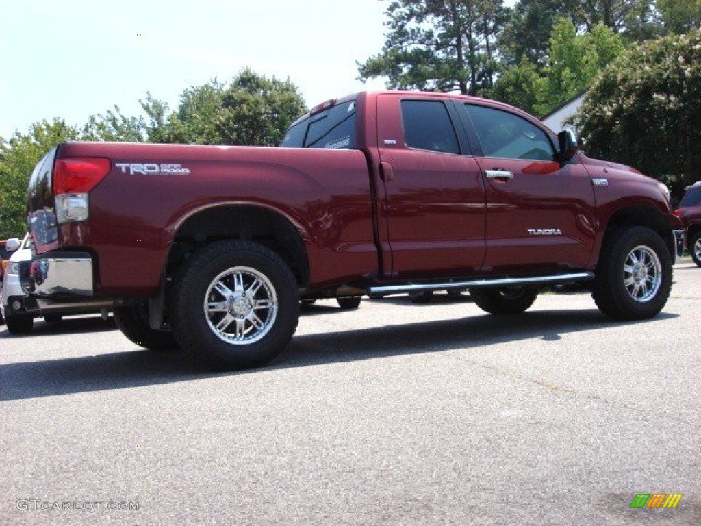 2007 Tundra SR5 TRD Double Cab 4x4 - Radiant Red / Graphite Gray photo #3