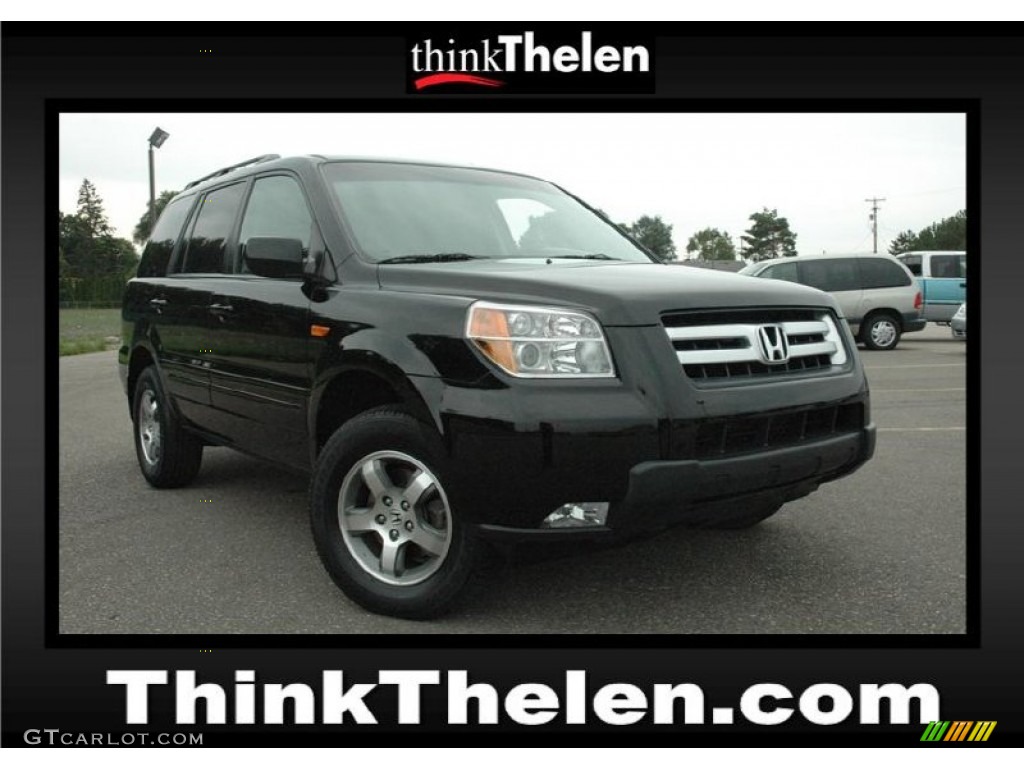 2008 Pilot Special Edition 4WD - Formal Black / Gray photo #1
