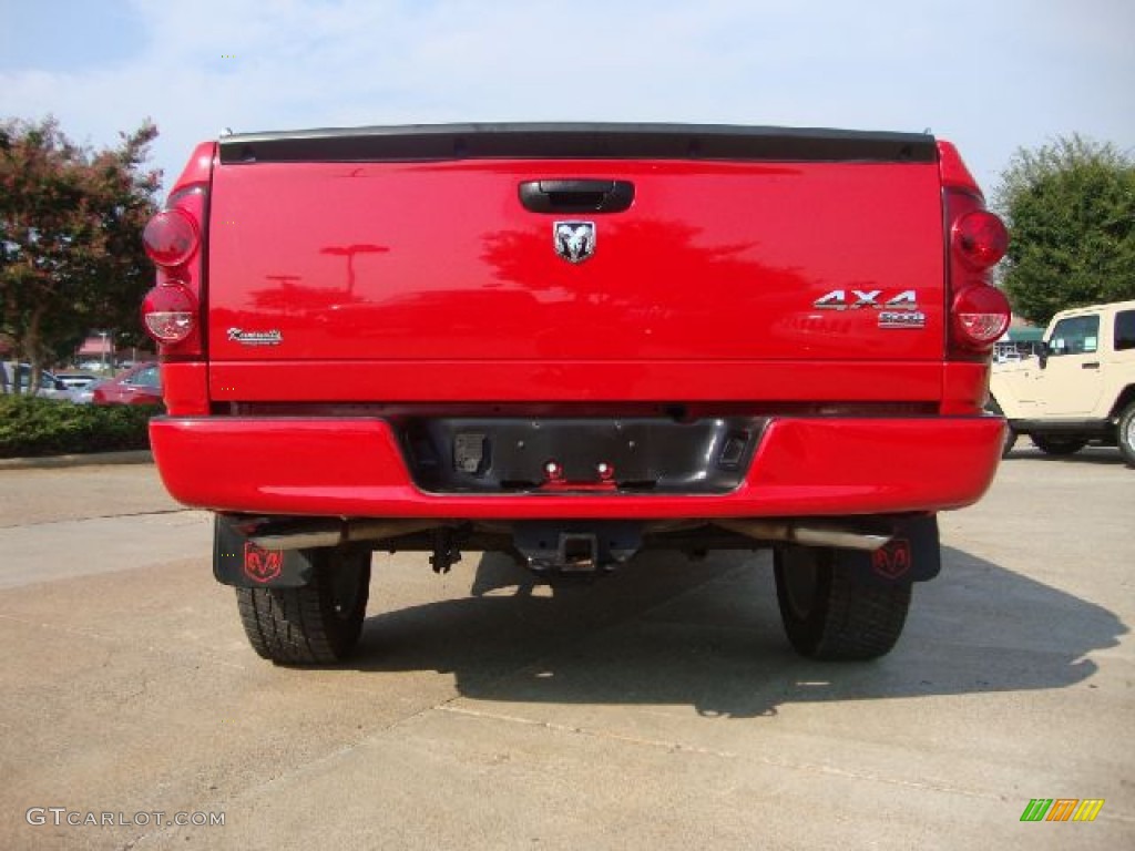 2007 Ram 1500 Sport Quad Cab 4x4 - Flame Red / Medium Slate Gray photo #4