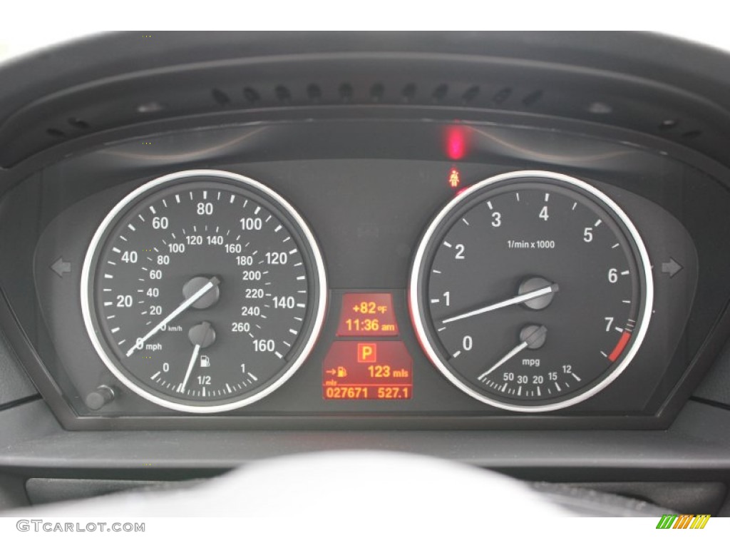 2010 BMW 5 Series 535i Sedan Gauges Photo #52498790