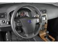 2008 Volvo S40 Off-Black Interior Steering Wheel Photo
