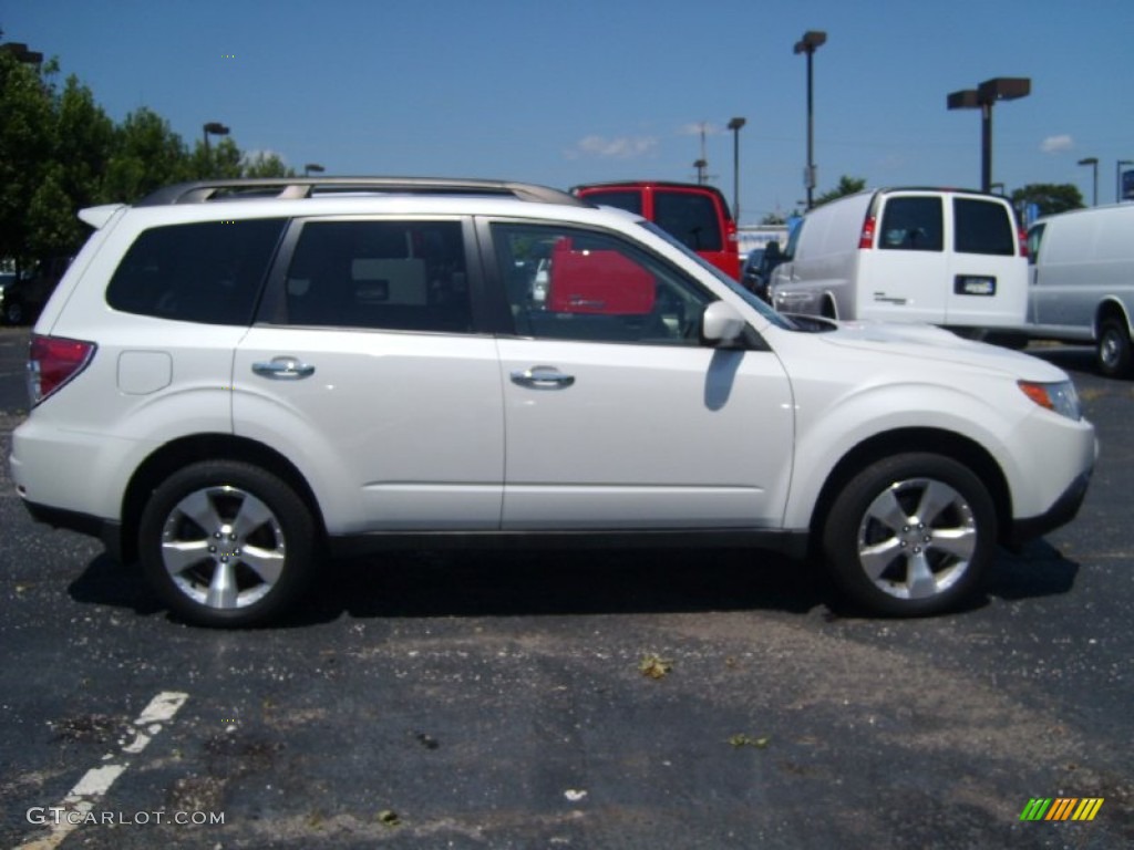 2009 Forester 2.5 XT - Satin White Pearl / Platinum photo #7