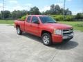 2009 Victory Red Chevrolet Silverado 1500 LS Extended Cab  photo #1