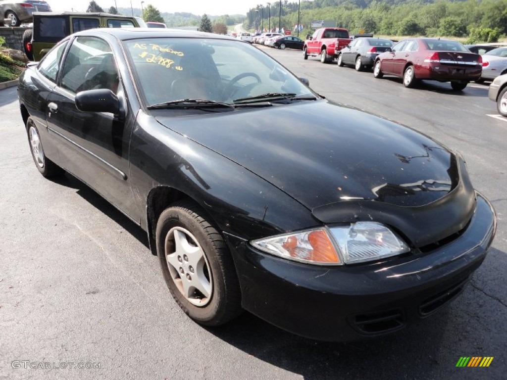 2002 Cavalier Coupe - Black / Graphite photo #7