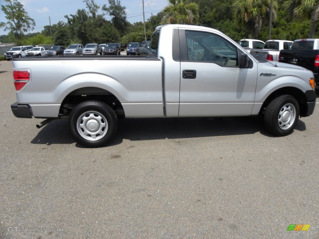 2010 F150 XL Regular Cab - Sterling Grey Metallic / Medium Stone photo #8