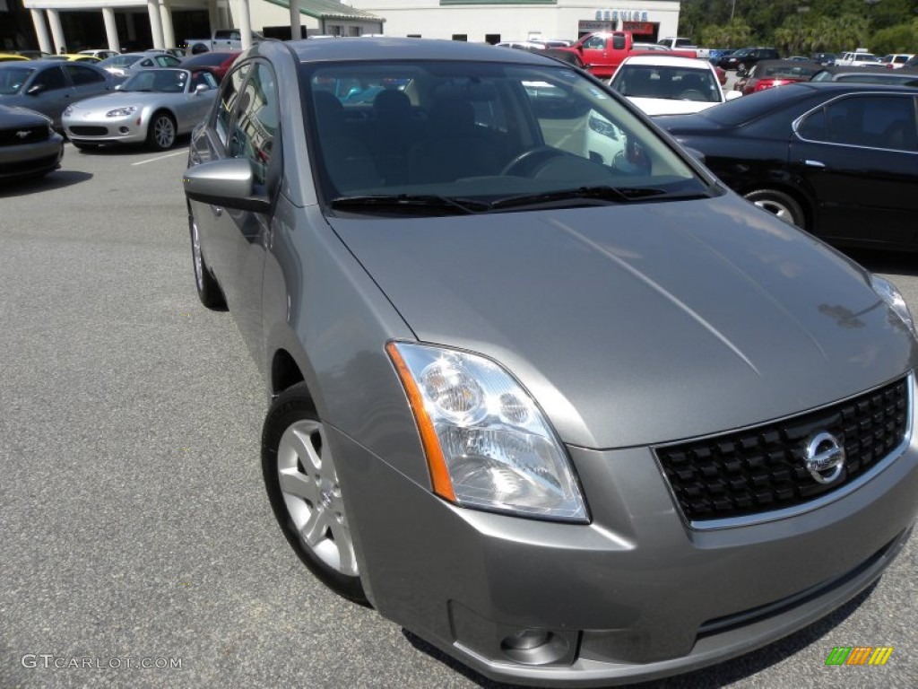 2008 Sentra 2.0 S - Magnetic Gray / Charcoal/Steel photo #1