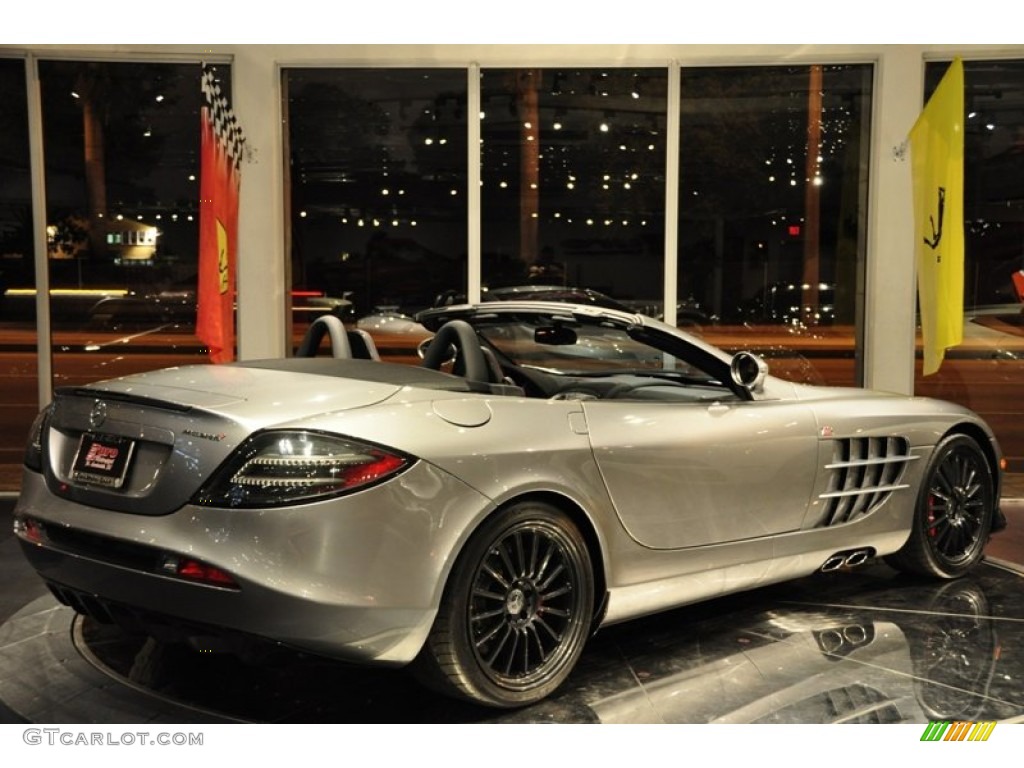 Crystal Antimony Gray Metallic 2009 Mercedes-Benz SLR McLaren 722 S Roadster Exterior Photo #52502313
