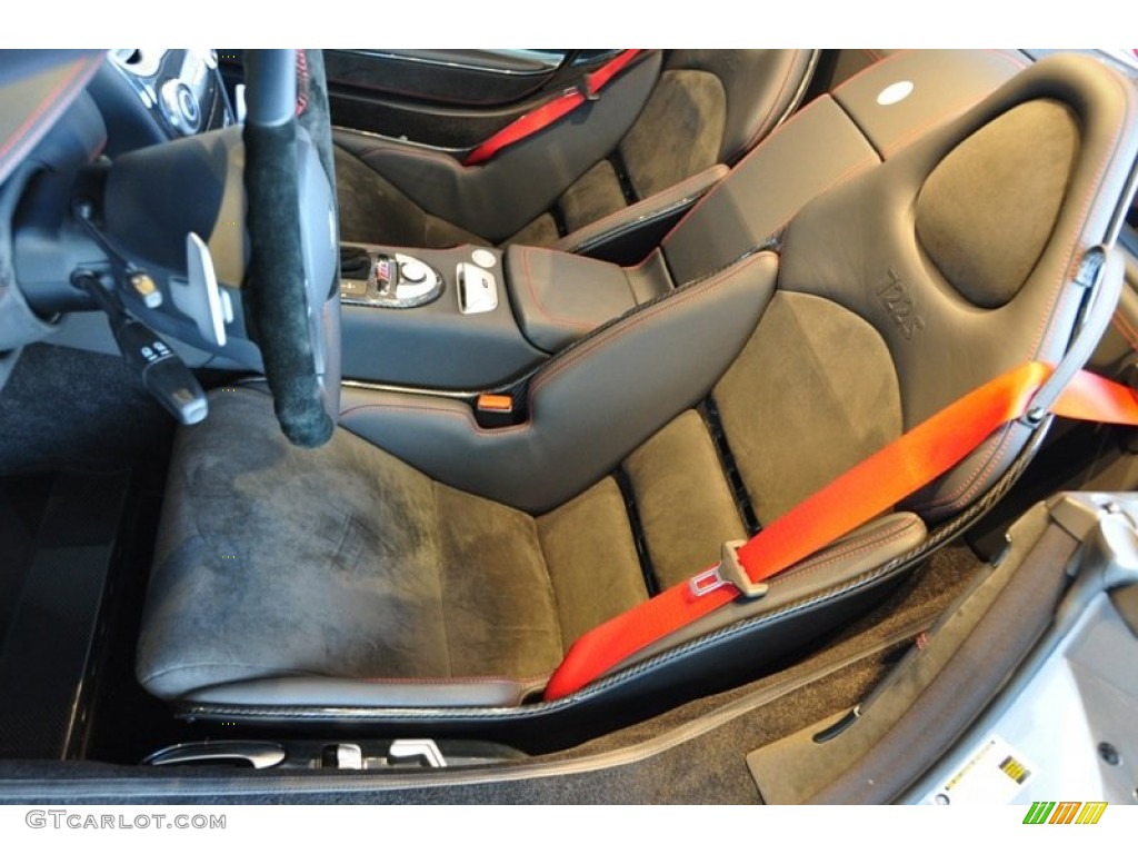 Semi-Aniline Black Interior 2009 Mercedes-Benz SLR McLaren 722 S Roadster Photo #52502355