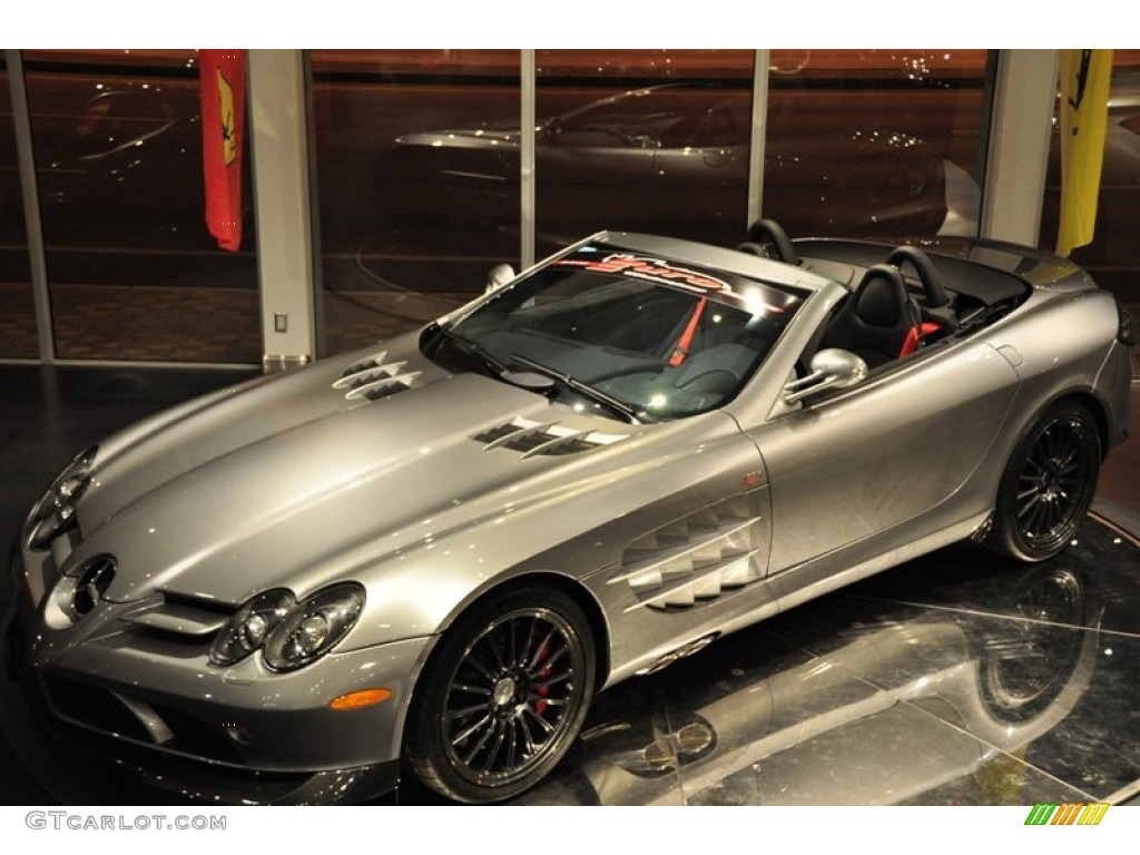Crystal Antimony Gray Metallic 2009 Mercedes-Benz SLR McLaren 722 S Roadster Exterior Photo #52502598