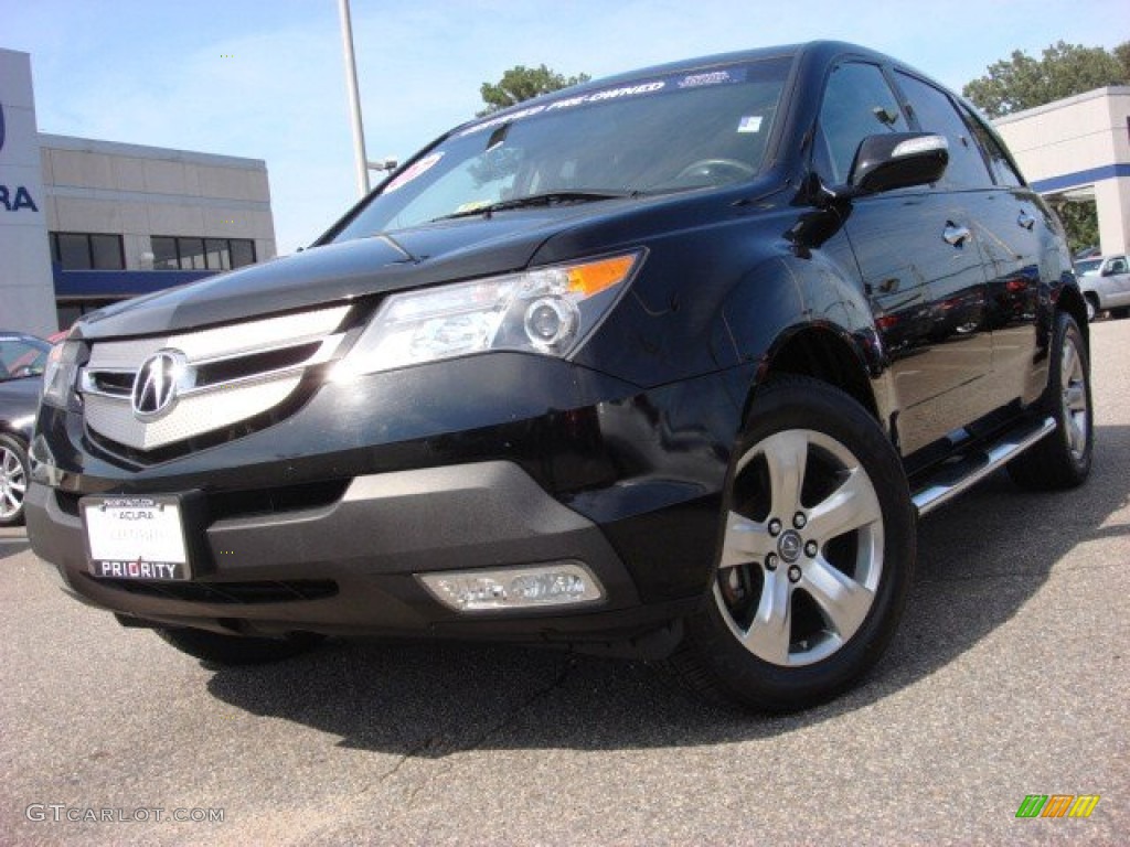 2007 MDX Technology - Formal Black Pearl / Ebony photo #1