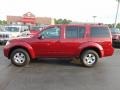 2008 Red Brawn Nissan Pathfinder S 4x4  photo #3