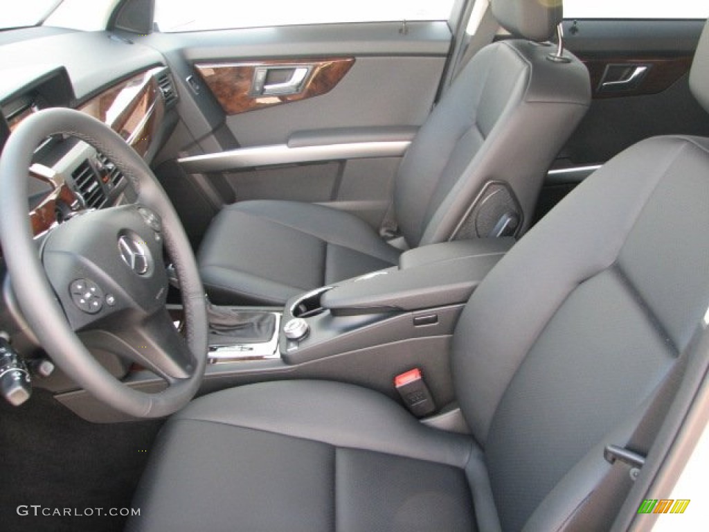 Black Interior 2012 Mercedes-Benz GLK 350 4Matic Photo #52503840