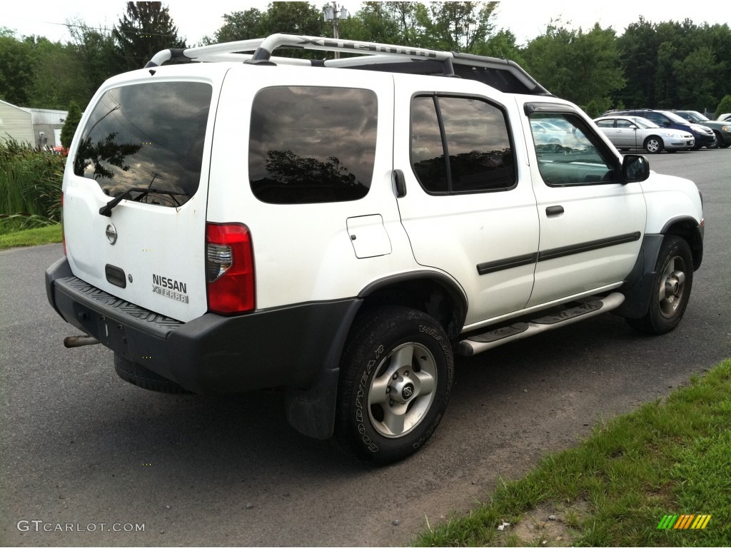 2002 Xterra SE V6 4x4 - Cloud White / Gray Celadon photo #4