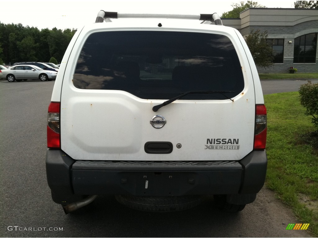 2002 Xterra SE V6 4x4 - Cloud White / Gray Celadon photo #5