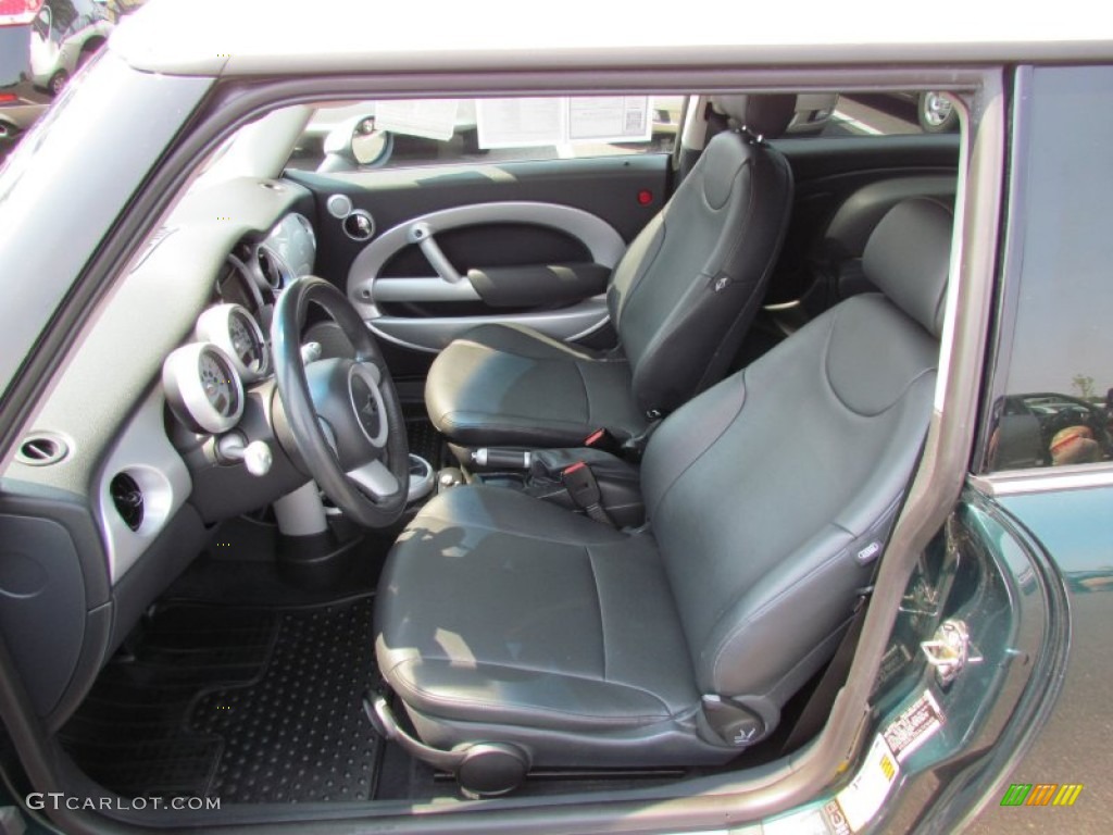 Panther Black Interior 2006 Mini Cooper Hardtop Photo #52504308