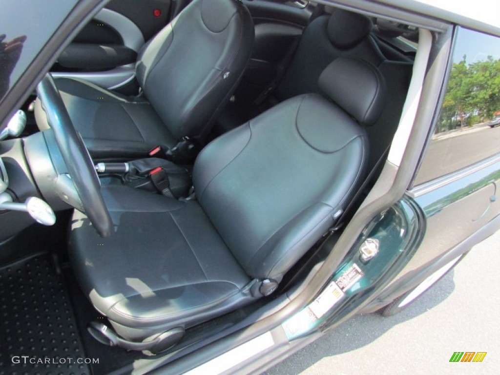 Panther Black Interior 2006 Mini Cooper Hardtop Photo #52504320
