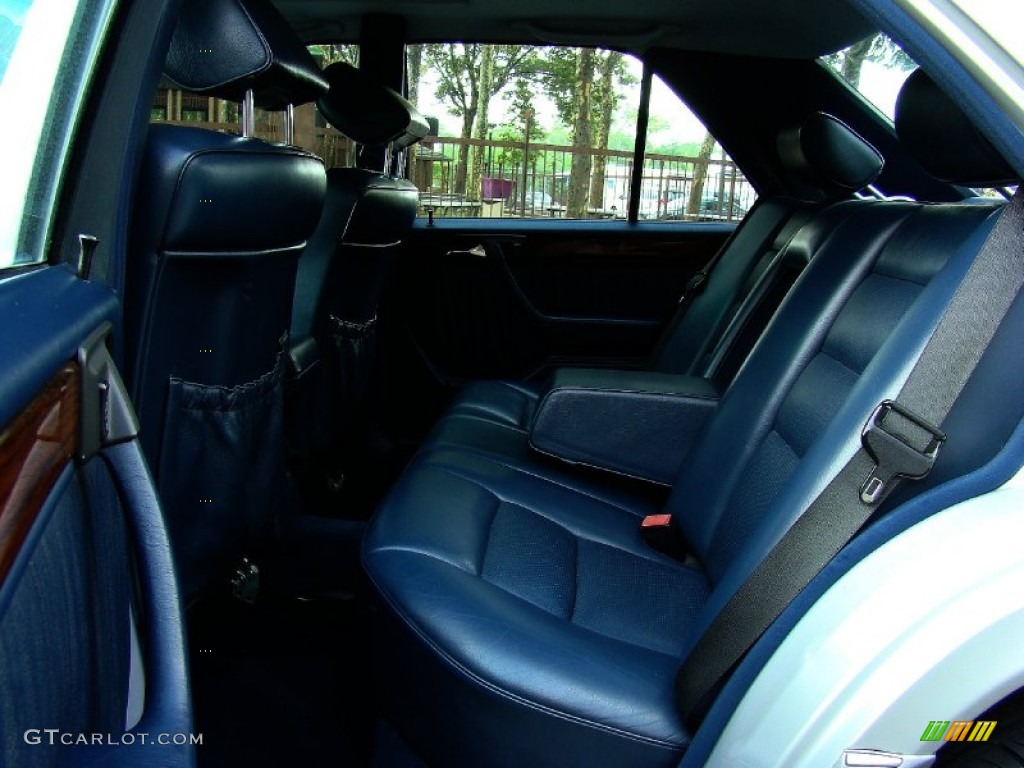 Blue Interior 1990 Mercedes-Benz E Class 300 D Sedan Photo #52504570