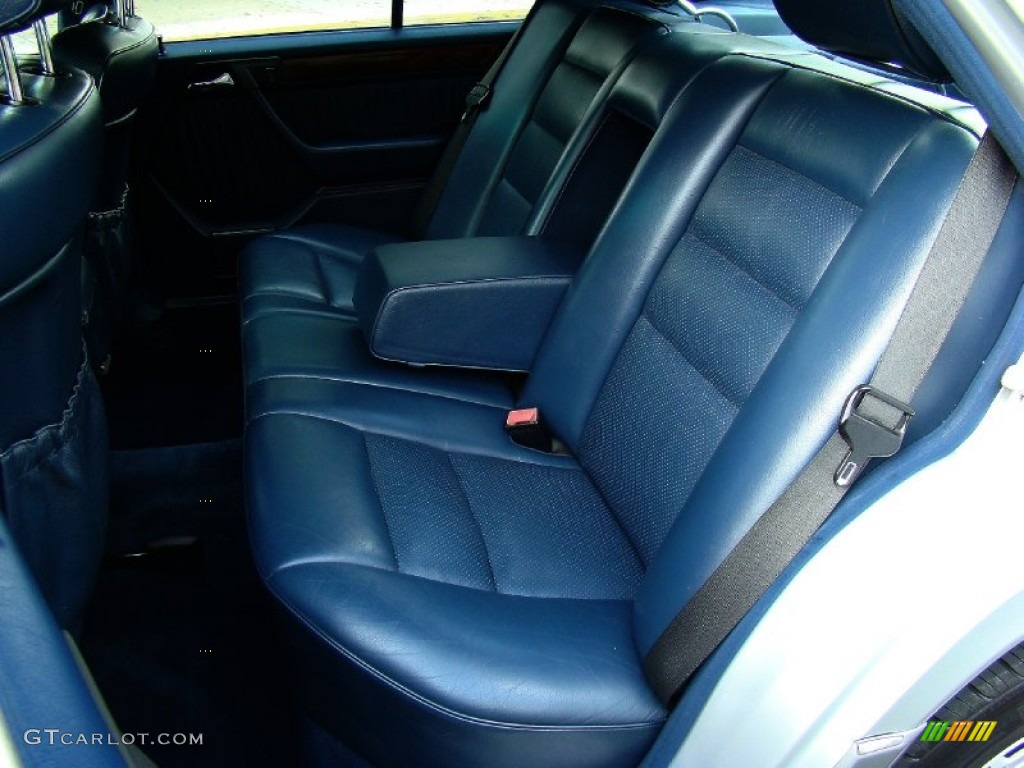 Blue Interior 1990 Mercedes-Benz E Class 300 D Sedan Photo #52504617