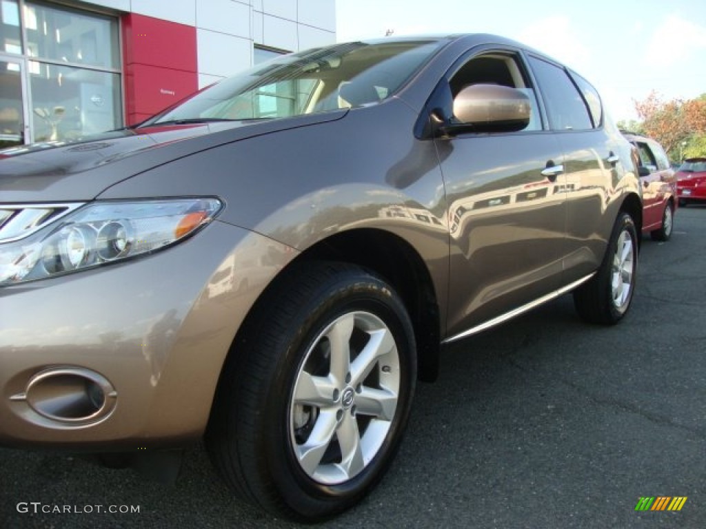 2010 Murano S AWD - Tinted Bronze Metallic / Beige photo #2