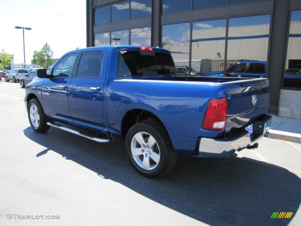 2009 Ram 1500 SLT Crew Cab 4x4 - Deep Water Blue Pearl / Dark Slate/Medium Graystone photo #31