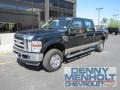 2008 Black Ford F250 Super Duty XLT Crew Cab 4x4  photo #1