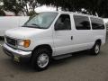 Oxford White 2007 Ford E Series Van E150 Passenger Exterior