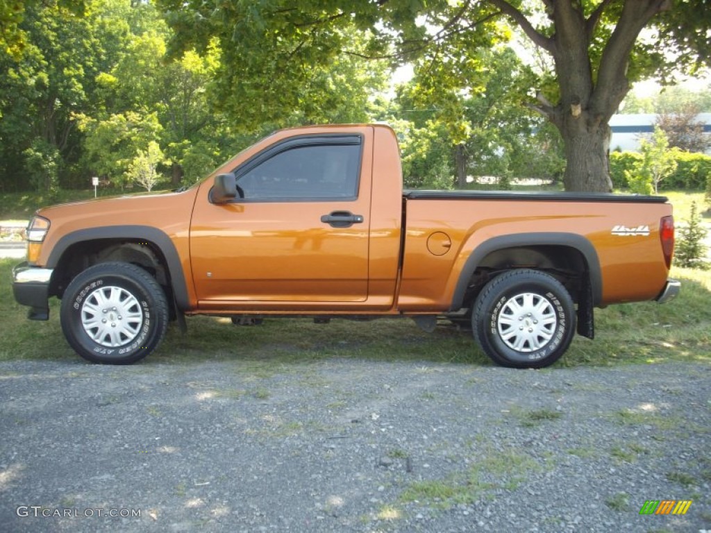 Sunburst Orange Metallic 2006 Chevrolet Colorado Regular Cab 4x4 Exterior Photo #52506927
