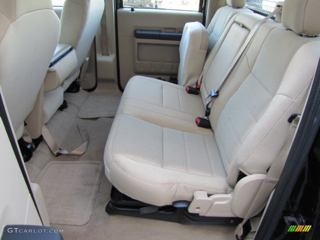 Camel Interior 2008 Ford F250 Super Duty XLT Crew Cab 4x4 Photo #52506960