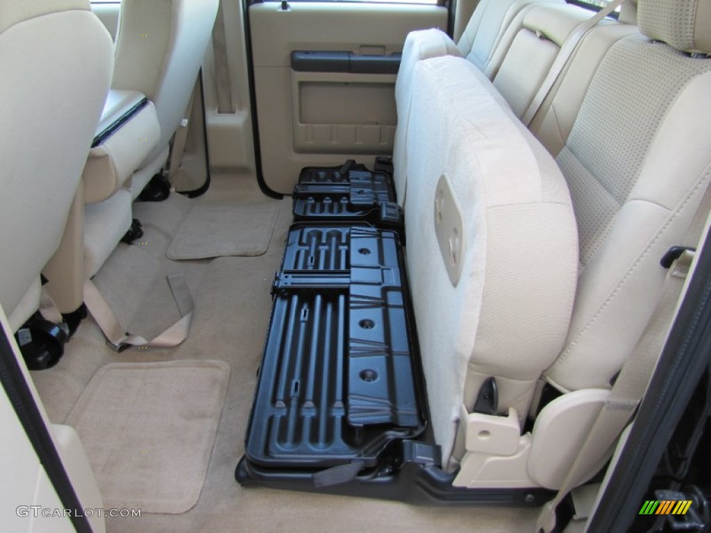 Camel Interior 2008 Ford F250 Super Duty XLT Crew Cab 4x4 Photo #52506975