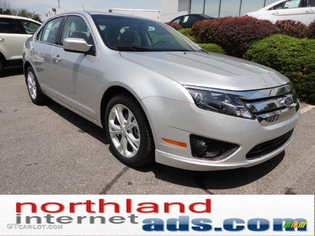 2012 Fusion SE - Ingot Silver Metallic / Charcoal Black photo #2