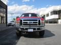 2008 Bright Red Ford F350 Super Duty Lariat Crew Cab 4x4  photo #38