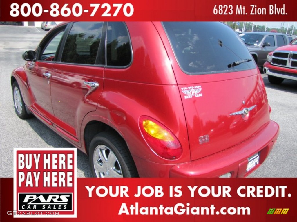 2003 PT Cruiser Limited - Inferno Red Pearl / Dark Slate Gray photo #2