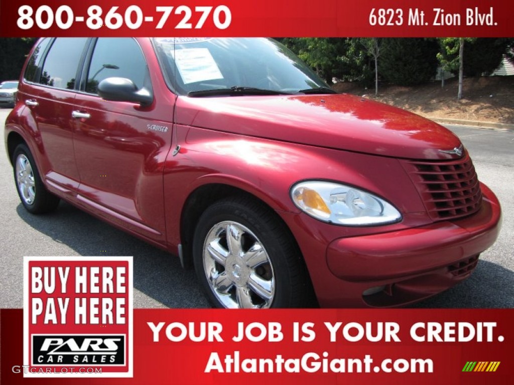 2003 PT Cruiser Limited - Inferno Red Pearl / Dark Slate Gray photo #4