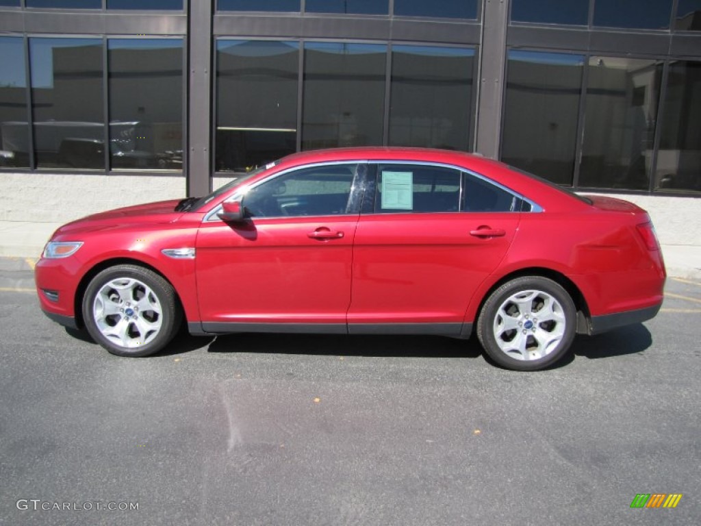 Red Candy Metallic 2010 Ford Taurus SEL AWD Exterior Photo #52508307