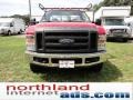 2008 Bright Red Ford F350 Super Duty XL Regular Cab 4x4 Chassis Commercial  photo #3