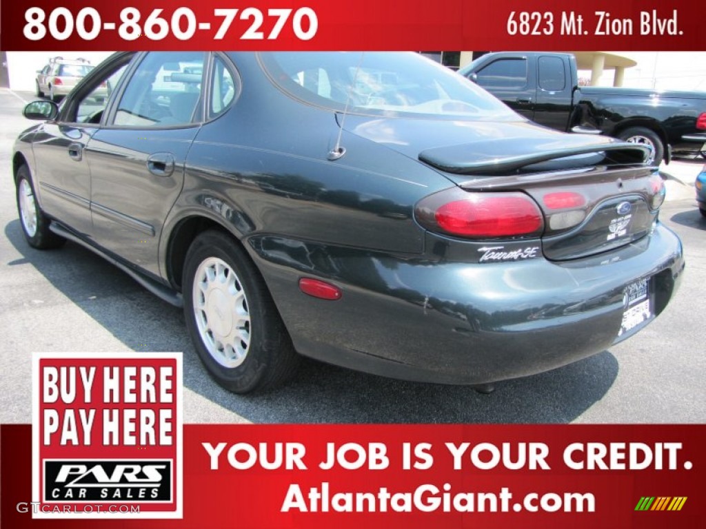 1998 Taurus SE - Dark Green Satin Metallic / Medium Graphite photo #2