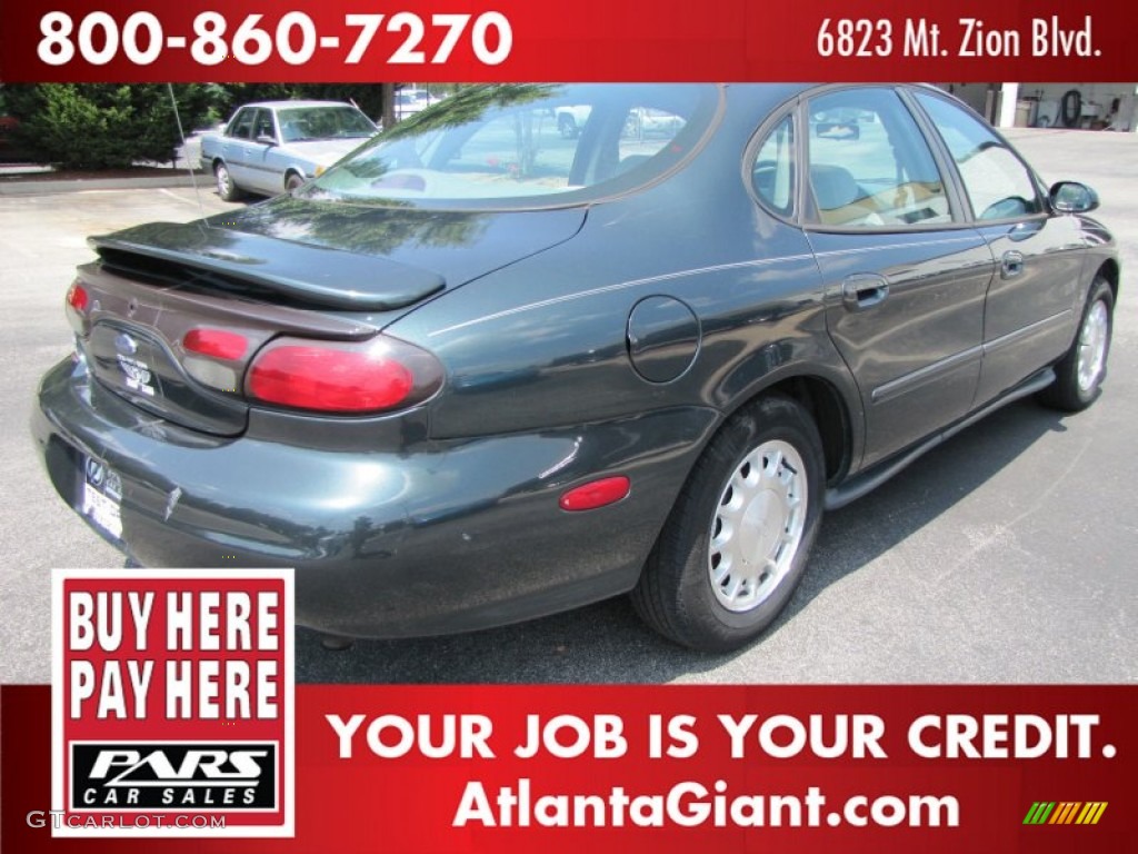 1998 Taurus SE - Dark Green Satin Metallic / Medium Graphite photo #3