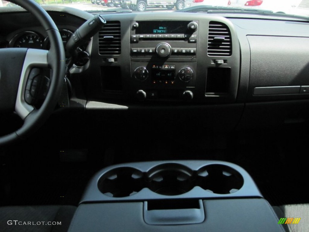 2011 Sierra 1500 SLE Crew Cab - Summit White / Ebony photo #17