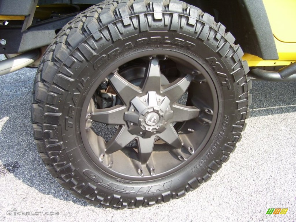 2011 Jeep Wrangler Unlimited Sport 4x4 Custom Wheels Photo #52512141