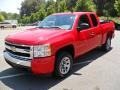 2008 Victory Red Chevrolet Silverado 1500 LS Extended Cab  photo #1