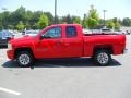 2008 Victory Red Chevrolet Silverado 1500 LS Extended Cab  photo #2