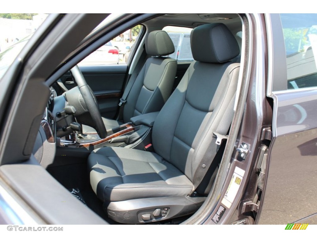 2008 3 Series 335xi Sedan - Sparkling Graphite Metallic / Black photo #12