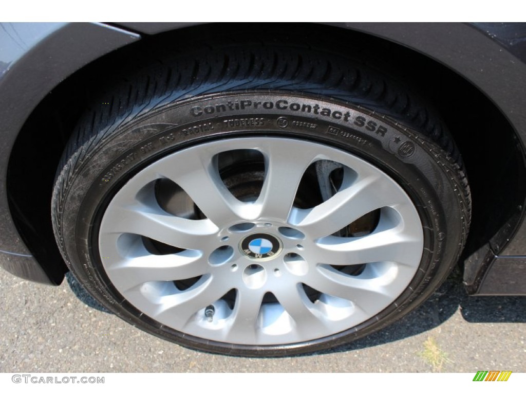2008 3 Series 335xi Sedan - Sparkling Graphite Metallic / Black photo #29