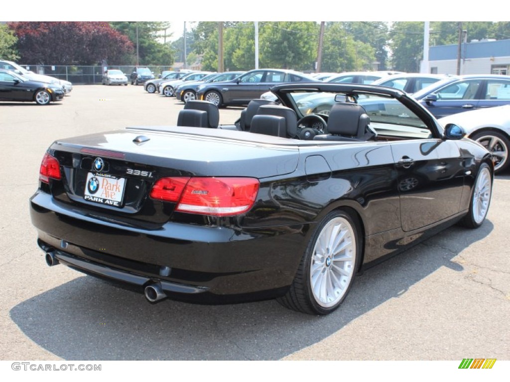 2008 3 Series 335i Convertible - Jet Black / Black photo #5